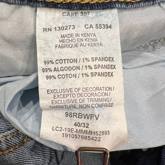 Wrangler Relaxed Bootcut Jeans Size 40 x 32 Men’s - Picture 4 of 5